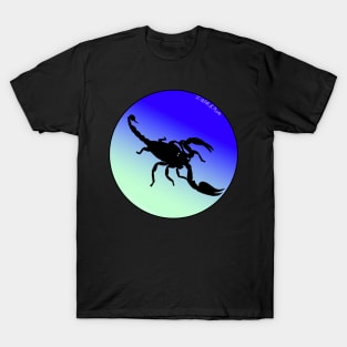 Scorpion Mint Green/Blue Gradient T-Shirt